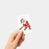 クリスマスサンタクロース野球投手ボーイズT バッジ (手持ち)