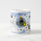 クリスマスサンタクロース靴下専門マグカップ ジャンボコーヒーマグカップ (正面)