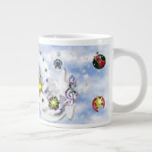 クリスマスサンタクロース靴下専門マグカップ ジャンボコーヒーマグカップ (右)