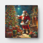 クリスマスサンタクロース1 フォトプラーク (正面)
