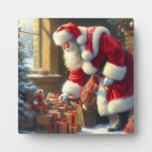 クリスマスサンタクロース3 フォトプラーク (正面)