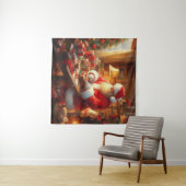 クリスマスサンタクロース4 タペストリー (インサイチュ(横))