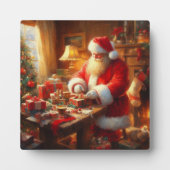 クリスマスサンタクロース4 フォトプラーク (正面)