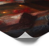 クリスマスサンタクロース4 ポスター (角)