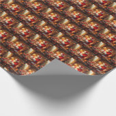 クリスマスサンタクロース4 ラッピングペーパー (角)