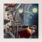 クリスマスサンタクロース5 ジグソーパズル (横)