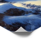 クリスマスサンタクロース6 ポスター (角)