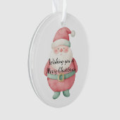 クリスマスサンタクロース オーナメント (正面)