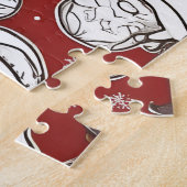 クリスマスサンタクロース ジグソーパズル (側面)