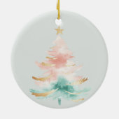 クリスマスサンタクロース セラミックオーナメント (裏面)