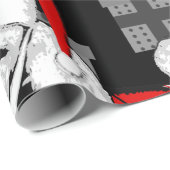 クリスマスサンタクロース・プードル ラッピングペーパー (ロールコーナー)