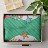 クリスマスサンタクロース「ホホホホ」 薄葉紙 (ギフト)