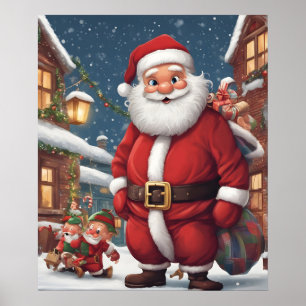 クリスマスサンタクロース ポスター