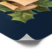 クリスマスサンタクロース ポスター (角)