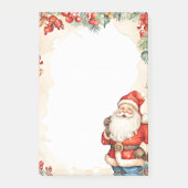 クリスマスサンタクロース ポストイット (正面)