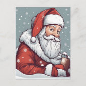クリスマスサンタクロース ポストカード (正面)