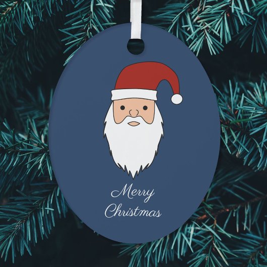 クリスマスサンタクロース メタルオーナメント