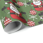 クリスマスサンタクロース ラッピングペーパー (ロールコーナー)