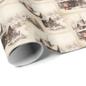 クリスマスサンタクロース ラッピングペーパー (ロールコーナー)