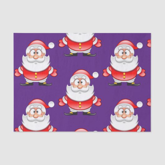 クリスマスサンタクロース 薄葉紙 (正面)