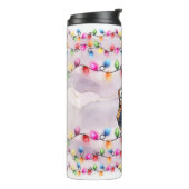 クリスマスサンタクロースBoston terrier Dog Head タンブラー (回転左)