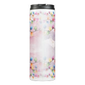 クリスマスサンタクロースBoston terrier Dog Head タンブラー (裏面)