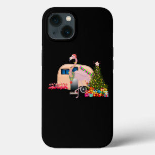 クリスマスサンタクロースflamingo – ピンクサンタ iPhone 13ケース