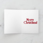 クリスマスサンタグースとアヒル シーズンカード (内部)