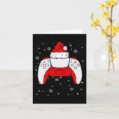 クリスマスサンタゲーマーコントローラー少年たちキッズティーンG カード (黄色い花)