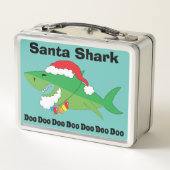 クリスマスサンタザークメタルランチボックス メタルランチボックス (裏面)