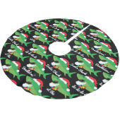 クリスマスサンタザーク ブラッシュドポリエステルツリースカート (アングル)