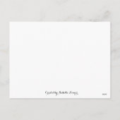 クリスマスサンタシーズー(犬)TZUはがき シーズンポストカード (裏面)