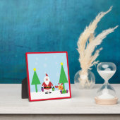 クリスマスサンタシーン フォトプラーク (インサイチュ)