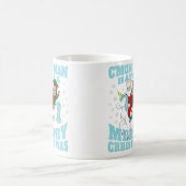 クリスマスサンタジョーバイデン氏カマラハリスユニコーン コーヒーマグカップ (中央)