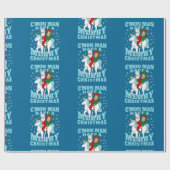 クリスマスサンタジョーバイデン氏カマラハリスユニコーン ラッピングペーパー (フラット)