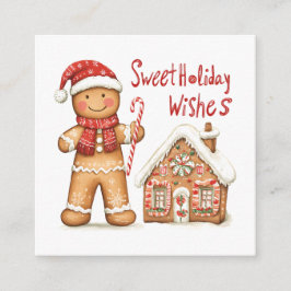 クリスマスサンタジンジャーブレッドマンエンクロージャカード エンクロージャーカード
