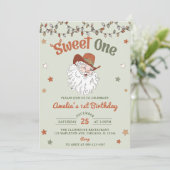 クリスマスサンタスウィートワンバースデーパーティー 招待状 (スタンド正面)