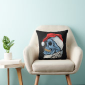 クリスマスサンタスカル クッション (椅子)