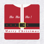 クリスマスサンタスティッカー ラベル (デザイン1)