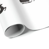 クリスマスサンタスライアンドトナカイ ラッピングペーパー (ロールコーナー)