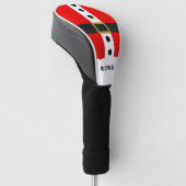 クリスマスサンタスーツおもしろいモダングリッターベルト ゴルフヘッドカバー (アングル)