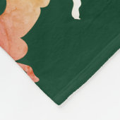 クリスマスサンタズトナカイフリースブランケット フリースブランケット (角)