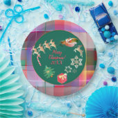 クリスマスサンタズトナディアプレイド紙プレート ペーパープレート (パーティー)