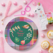 クリスマスサンタズトナディアプレイド紙プレート ペーパープレート (パーティー)