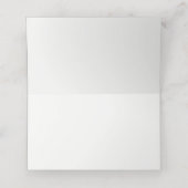 クリスマスサンタズレー#5エスコートカード座席表 プレイスカード (内部開封)