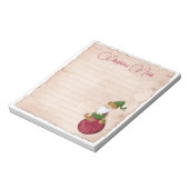 クリスマスサンタズ小妖精や小人オンオーナメント ノートパッド (回転)