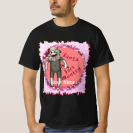 クリスマスサンタソックサルカスタムのTシャツ Tシャツ