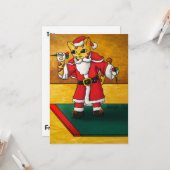 クリスマスサンタダーツキャット カード (正面/裏面インサイチュ)