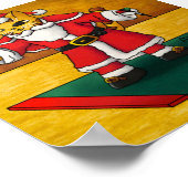 クリスマスサンタダーツキャット ポスター (角)