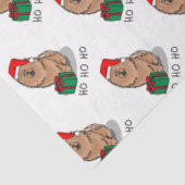 クリスマスサンタチョウ(シナモン)かわいい 薄葉紙 (詳細)